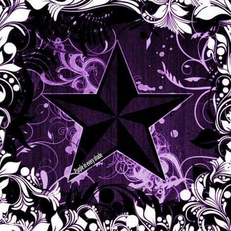 Purple star 2000s Purple Aesthetic, Purple And Black Y2k Icons, Purple Emo Widgets, Purple Scene Aesthetic, Frutiger Metro Purple, Purple Pfp, 2000s Emo Wallpaper Purple, Scene Widgets, Purple And Black Emo Wallpaper