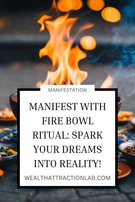 Fire up your manifestation game! A fire bowl ritual can spark your dreams into reality. This ancient practice combines the power of intention with the transformative energy of flames.



By writing your desires on bay leaves and burning them in a fire-safe bowl, you send your wishes out to the universe.



Ready to ignite your dreams?



You'll need a fireproof dish, bay leaves, and a pen. Write your goals on the leaves, then...

#MoneyManifestation #WealthBuilding #WealthMindset #ManifestRitual Burning Bowl Ritual, Manifestation Game, Manifesting Rituals, Fire Ritual, The Power Of Intention, Power Of Intention, Wealth Attraction, Fire Safe, Dreams Into Reality