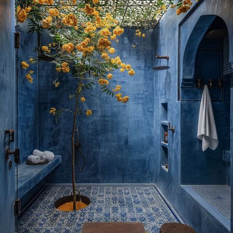 Hajar Ali (@reverse.orientalism) • Instagram photos and videos Reverse Orientalism, Home Design Ideas, Dream House Interior, Blue Decor, Pretty House, Dream House Decor, Beautiful Space, House Inspo, Stylish Home