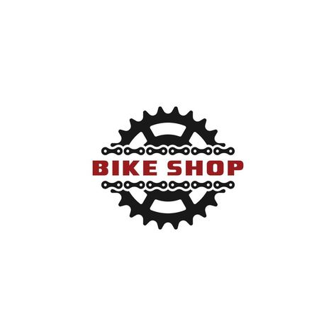 bike shop logo template vector, icon in white background Bike Shop Logo, Bike Logo, Bike Quotes, Bike Store, Bike Repair, Bike Shop, Reference Photos, Shop Logo, Sports Logo