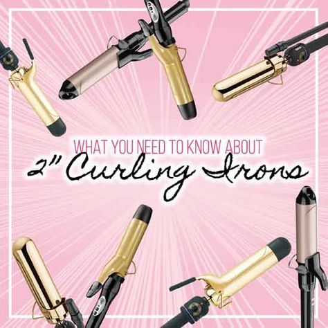 Simple Guide for 2 inch curling irons 2 Inch Curling Iron, Curling Iron Tips, Good Curling Irons, Hot Air Brush, Bold Hair Color, Beach Styles, Hollywood Hair, Curling Iron Hairstyles, Natural Hair Care Tips