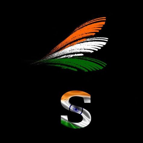 Indian Flag Colors, The Letter S, Indian Flag, Whatsapp Dp, Flag Colors, Letter S, Flag, Green, White