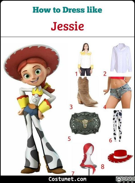 Diy Woody And Jesse Costume, Jessy Toy Story Costume Woman, Jessie Cowgirl Costume, Female Cowgirl, White Cowgirl Boots Outfit, Jessie Halloween, Jessie Toy Story Costume, Jesse Toy Story, Jessie Costume