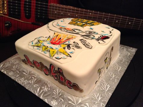 Green Day Dookie Album Cover Cake Cake Band, Birthday Cakes For Women, Cake Inspo, Cakes For Women, Cake Cover, Second Birthday, Lemon Cake, Green Day, Fun Desserts