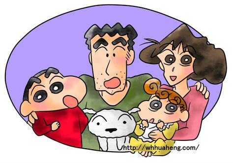 Nohara Family Drawing, Shinchan All Characters Drawing, Sinchan Family Drawing, Shinchan Family Drawing, Nohara Family, Shinchan Family, Cartoons Drawing, Sinchan Wallpaper, Crayon Shinchan