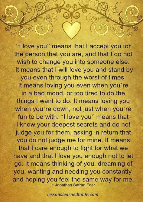 Love Mean, I Love You Means, What I Like About You, Lessons Learned In Life, Best Love Quotes, Inspirational Quotes About Love, Heart On, Lessons Learned, Relationship Quotes