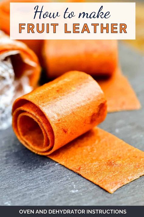 Enjoy the easiest Homemade Fruit leather recipe using only 3 ingredients! Step by step instructions for how to make fruit roll ups in the oven or dehydrator. The perfect Healthy and delicious on the go snack for both kids & adults. Peach Fruit Leather Recipe, Homemade Fruit Leather, Fruit Leather Recipe, What Is Healthy Food, Paleo Drinks, Best Paleo Recipes, Paleo Dishes, Diet Smoothie Recipes, Fruit Leather