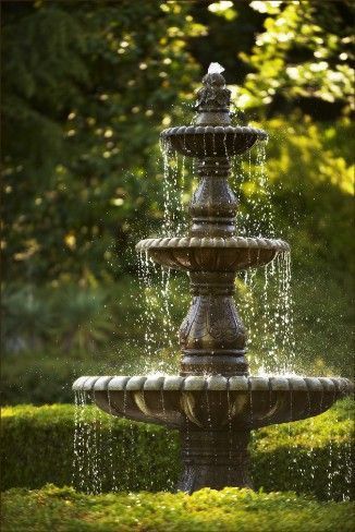 Best Outdoor Water Fountains Ideas for Instant Peaceful Energy | Water Feature Backyard Garden Outdoor water fountains are best way to add beauty to an uninteresting outdoor space and turn it into a garden oasis. With their calm water sounds and high-quality craftsmanship, these garden fountains are both beautiful and relaxing. A great outdoor garden fountain will serve as a gorgeous centerpiece for a courtyard. Water Fountain Design, Garden Water Fountains, Fountains Backyard, Diy Garden Fountains, Indoor Water Fountains, Diy Fountain, Fountain Design, Water Fountains Outdoor, Water Features In The Garden