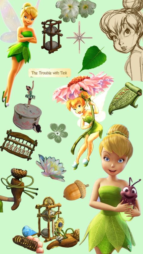 #tinkerbell#tinkerbellfairies #tinker#fairy#disney#green#neverland#nature #lostthings#art Tinker Fairy, Kenyan Flag, Fairytale Creatures, Tinkerbell Disney, Green Fairy, Disney Sticker, Disney Fairies, Create Collage, Creative Play