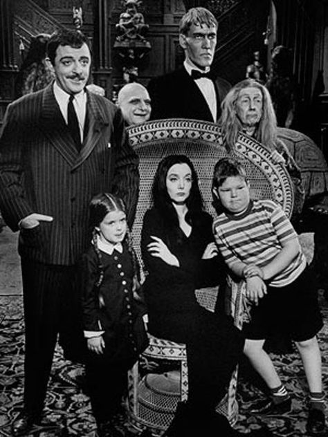 The Adams Family Original Addams Family, The Addams Family 1964, Addams Family Tv Show, Family Tv Series, Addams Familie, Charles Addams, Carolyn Jones, Brian Johnson, Adams Family