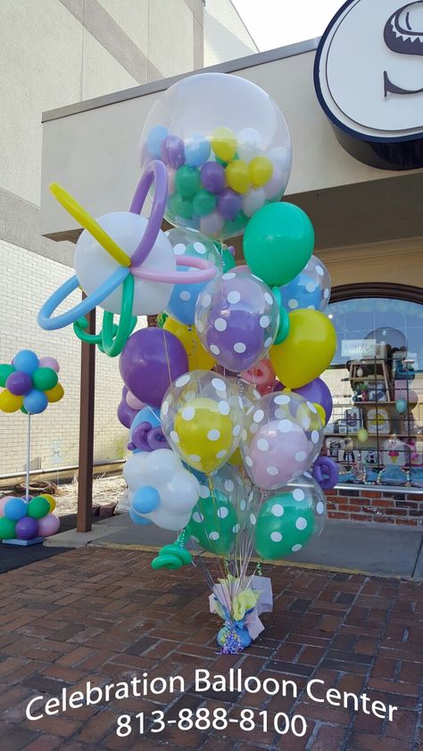 Helium Balloon Bouquet Ideas, Helium Balloon Bouquet, Balloon Bouquet Ideas, Secret Party Ideas, Balloons Bouquet, Huge Balloons, Balloon Business, Celebration Balloons, Bouquet Photo