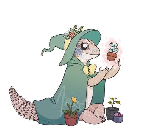 Lizard Drawing Cute, Cute Lizard Drawing, Lizard Drawing, Drawing Kawaii, Lizard Wizard, Cute Lizard, Gecko, Reptiles, Wizard