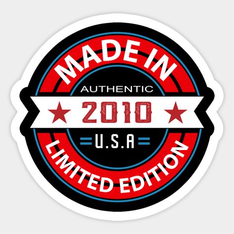 made in 2010 Limited edition -- Choose from our vast selection of stickers to match with your favorite design to make the perfect customized sticker/decal. Perfect to put on water bottles, laptops, hard hats, and car windows. Everything from favorite TV show stickers to funny stickers. For men, women, boys, and girls. Blue Line Flag, Banned Books, 50th Birthday Gifts, Book Shirts, Birthday Design, Small Magnets, Blue Line, Kids Magnets, Long Hoodie