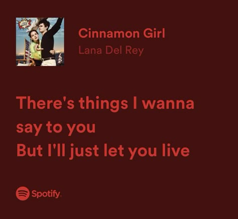 Red Spotify Lyrics, Lana Del Ray Lyrics Aesthetic, Red Song Lyrics, Lana Del Rey Red, Lana Quotes, Lyrics Lana Del Rey, Red Lyrics, Song Lyrics Captions, Fall Lyrics