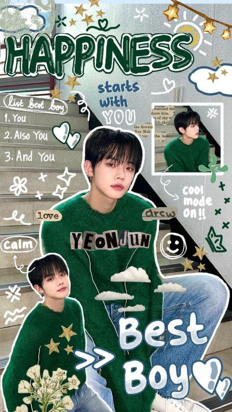 Happy birthday Yeonjunie ! 💚 #wallpaper#music#txtyeonjun Cute Ig Name Ideas, Fan Account Username Ideas, Fan Page Username Ideas, Account Username Ideas, Kpop Usernames Ideas, Kpop Usernames, Aesthetic Username Ideas, Usernames Ideas, Usernames For Instagram