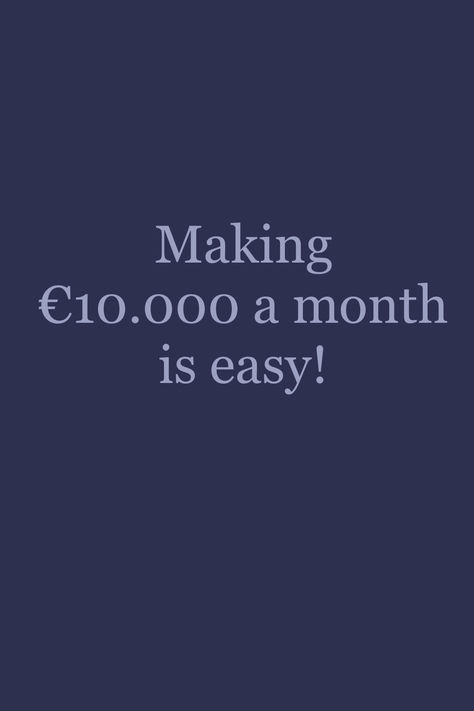 making 10.000 a month is easy 10000 A Month, Money Affirmation, Goal Board, Personal Achievements, Dream Vision Board, Success Affirmations, Money Affirmations, Making 10, 2024 Vision