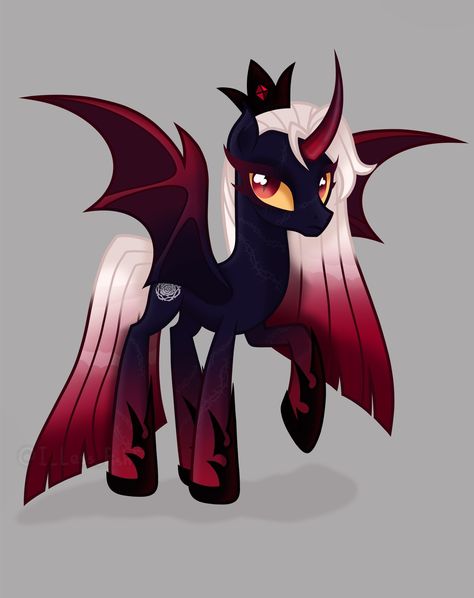 Rosy Thorn🌹🖤 #digital #digitalart #mlp #mylittlepony #mlpfanart #mlpoc #unicorn #démon #alicorn #pony #oc #ocart #ocsbase #artdump #ponyweek Mlp Changeling Oc, Mlp Bat Pony, Mlp Alicorn Oc, Mlp Oc Alicorn, Mlp Alicorn, Bat Pony Oc, Mlp Unicorn, Bat Pony, Horse Animation