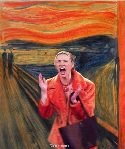 The Scream, Scream, Orange, Black