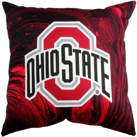 Logo Combination, State Pillow, Cool Dorm Rooms, Man Room, Boho Cushions, Ohio State Buckeyes, Take A Nap, Soft Pillows, Shop Fans