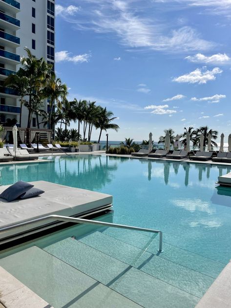 1 Hotel Miami beach pool The One Hotel Miami, Miami Hotels Luxury, 1 Hotel Miami, Miami Beach Apartment, The 1 Hotel, Best Hotels In Miami, Miami Pool, Miami Hotel, Miami Apartment