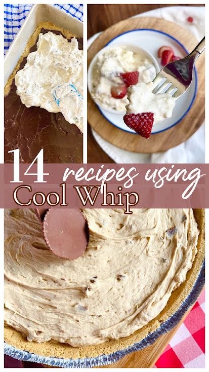 14 Recipes Using Cool Whip | Ally's Sweet & Savory Eats Cool Whip Treats, Snacks With Cool Whip, Recipes Using Whipped Cream, Light Cool Whip Desserts, Desserts With Whipped Topping, Things To Make With Cool Whip, Ice Cream Using Cool Whip, Tru Whip Recipes, Deserts With Cream Cheese And Cool Whip