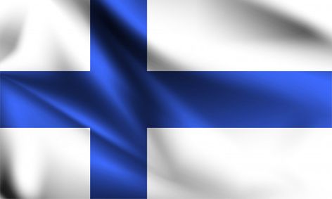 Finland Flag, Waving Flag, Blowing In The Wind, Free Fire, A Series, The Wind, Premium Vector, Finland, Graphic Resources