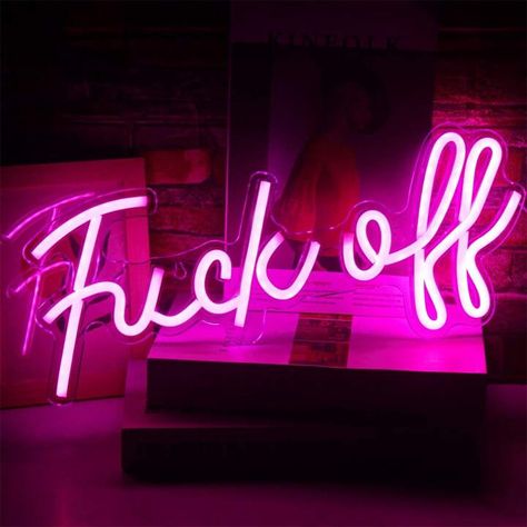 Pink Neon Lights, Neon Lights Bedroom, Flexible Led Light, Pink Neon Sign, Game Room Bar, Neon Wall Signs, Neon Words, Pink Room Decor, Neon Lamp