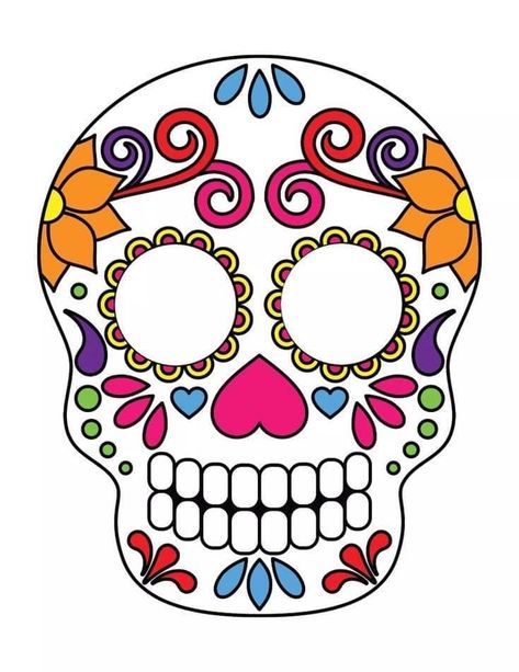 Sugar Skulls Ideas, Sugar Skull Diy, Handmade Halloween Decorations, Dia De Los Muertos Decorations Ideas, Lovely Lines, Den Mrtvých, Halloween Ghost Decorations, Sugar Skull Design, Day Of The Dead Skull