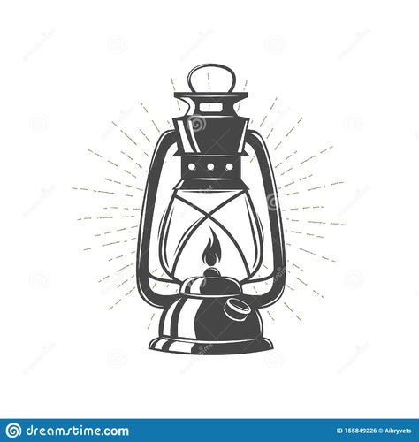 Lamp Sketch, Lantern Drawing, Coleman Lantern, Bangs For Round Face, Camping Lantern, Camping Coffee, Kerosene Lamp, Camping Lanterns, White Stock