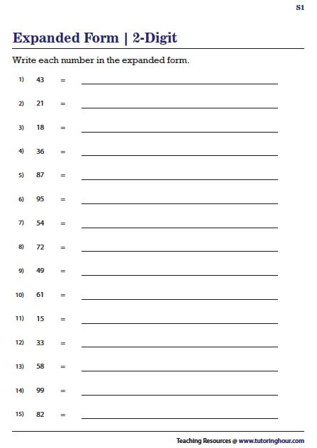 Numbers In Expanded Form, Expanded Form Worksheets, Skip Counting Worksheets, Addition Activities, Maths Worksheets, Mathematics Worksheets, Expanded Form, Counting Worksheets, Alphabet Pictures