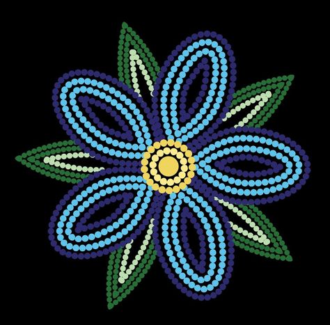 Native Beadwork Patterns, Indigenous Beading, Cricut Ideas Projects, Beaded Barrettes, Beaded Gloves, Wrist Tattoo Designs, Unique Wrist Tattoos, Flower Pattern Drawing, Diy Earrings Easy