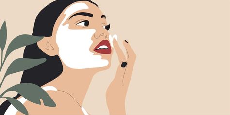 Redness Remedy, Cosmetics Illustration, Foods For Healthy Skin, Natural Face Mask, Procreate Ipad Art, Garnier Skin Active, Skin Redness, Beauty Illustration, How To Get Rid Of Acne