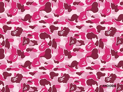 Bape Camo Wallpaper, Pink Camo Wallpaper, Bape Pink, Wallpaper Top, Camo Wallpaper, Monkey Wallpaper, Vintage Style Rugs, Free Backgrounds, Bridal Favors