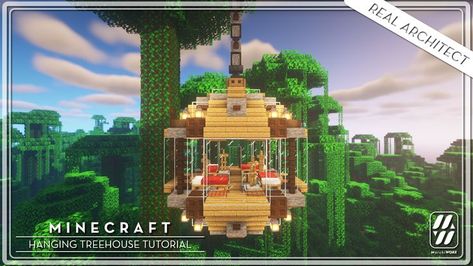 Mincraft Idea Houses Hanging, Hanging Minecraft House, Hanging House Minecraft, Hanging Building, Minecraft Hanging House, Cave Village, Minecraft Mountain House, Real Minecraft, Minecraft Small House