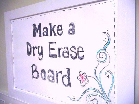 DIY Dry Eraseboard Giant Whiteboard, Creativity Boosters, Wall Whiteboard, Diy Dry Erase Board, Diy Office Organization, Dry Erase Boards, Homeschool Room, Planning Tools, School Room