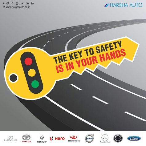 Traffic Safety Posters Drawing, Road Safety Poster Ideas For Competition, Road Safety Slogans, Psa Campaign, Road Safety Poster, Road Traffic Safety, Safety Quotes, School Advertising, Safety Slogans