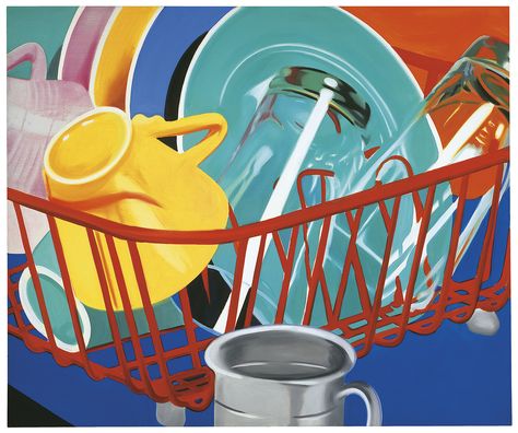 'The Pop Object': New Book And Exhibit Explores The Still Life Tradition Of Pop Art (PHOTOS)  James Rosenquist, Dishes, 1964 Oil on canvas 50 x 60 inches (127 x 152.4 cm) Richard Hamilton, James Rosenquist, Pop Art Artists, Claes Oldenburg, Pop Art Movement, Robert Rauschenberg, Jasper Johns, Roy Lichtenstein, Oldenburg