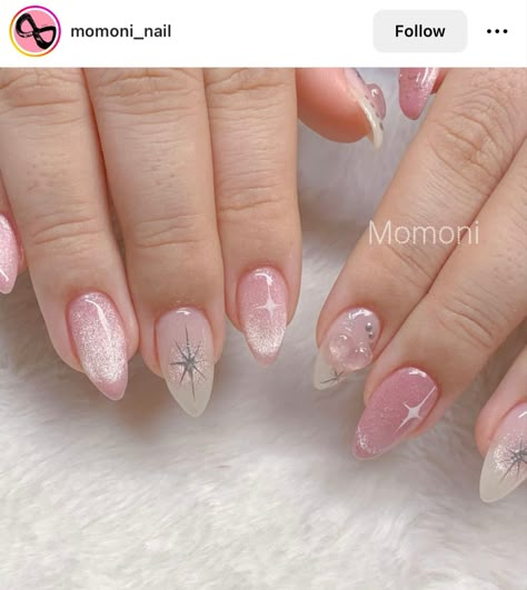 pink shimmery nail inspo 🌸 Nail Art Pink Designs, Nail Art Pink, Nail Art Inspo, Hello Nails, Asian Nails, Simple Gel Nails, Minimal Nails, Pink Nail Art, Glow Nails