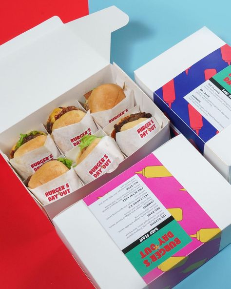 Sliders Packaging, Fries Business, Burger Business, Burger Shop, Burger Box, Mini Burger, Food Project, Sandwich Box, Birthday Hampers