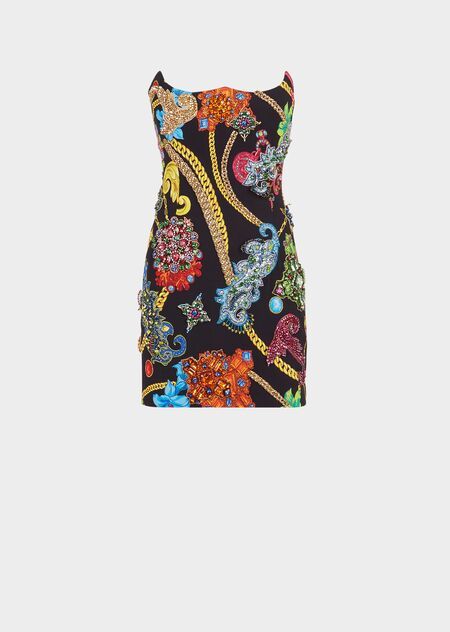 Embroidered Gioielleria Jetés Dress - print Dresses Versace Dress, Versace Home, Kpop Fashion Outfits, Luxury Clothing, Stage Outfits, Ladies Dress Design, Kpop Outfits, Kpop Fashion, Looks Vintage