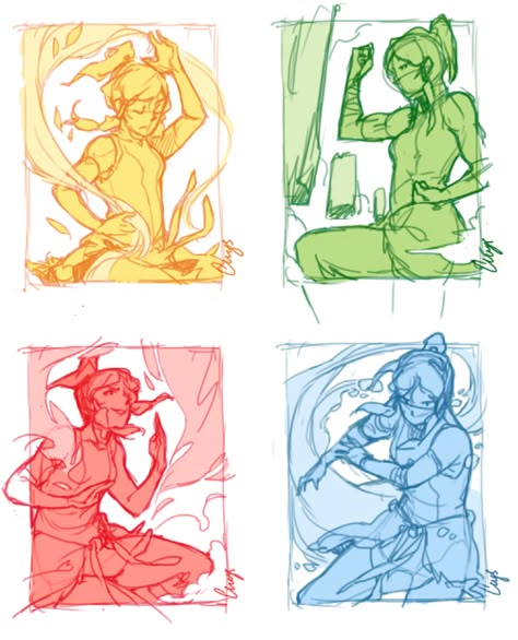 Avatar Korra Fire Bender Pose Reference, Firebender Poses, Fire Bender Poses, Airbender Poses, Fire Bending Poses, Korra Airbending, Firebending Poses, Atla Sketches, Korra Bending