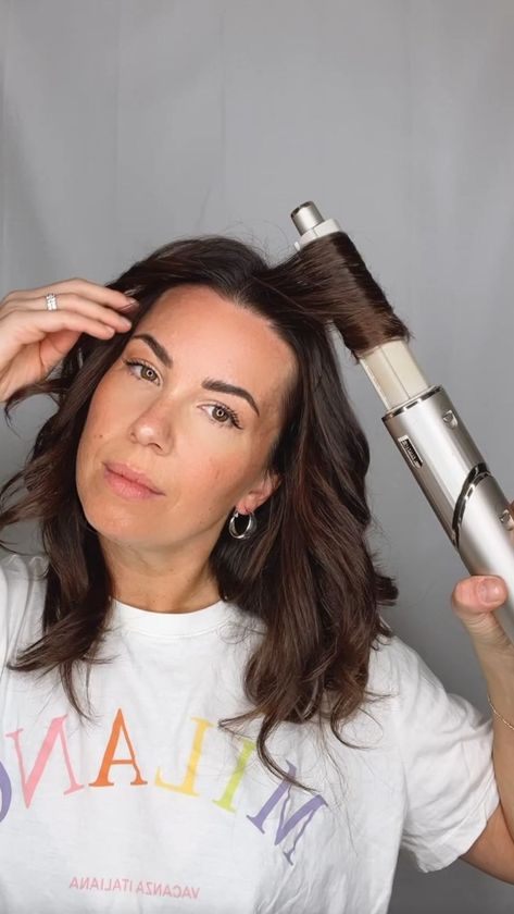 Kate Kuzminski ALL THINGS HAIR… TUTORIALS… TOOLS… HACKS | How do you use your air wrap???? #hairhack #hairvideo #hairtutorial #rootvolume #hairvolume #dysonhair #nanaimohairstylist… | Instagram How To Use The Shark Air Wrap, How To Use Shark Air Wrap, Shark Hair Wrap, Shark Air Wrap Tutorial, Air Wrap Hair Styles, How To Use Dyson Airwrap, Shark Flex Style Hair Tutorial, Shark Air Wrap, Air Wrap Tutorial