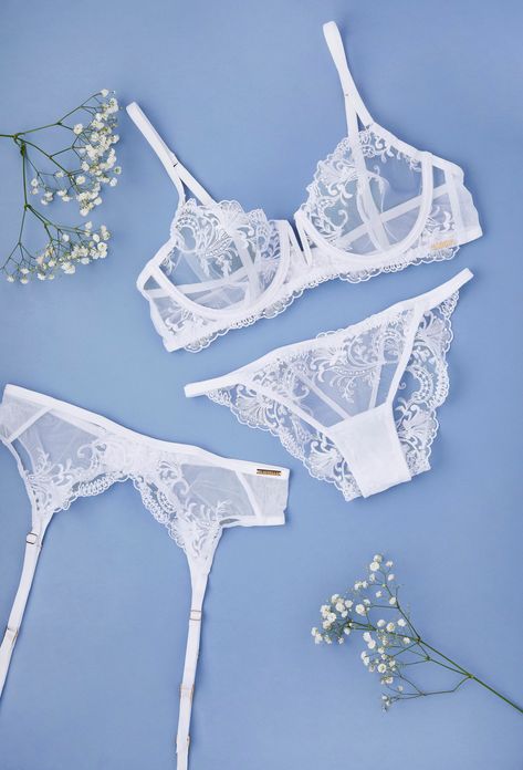 Turn your something blue into something Bluebella with our bridal edit of white and blue lingerie, loungewear and more 🤍💙  Click the ‘Visit’ button to shop. Bluebella Lingerie, Bridal Lingerie Set, Bridal Nightwear, Wedding Night Lingerie, Romantic Wedding Ceremony, Thigh Chain, Blue Lingerie, Classy Wedding, White Lingerie