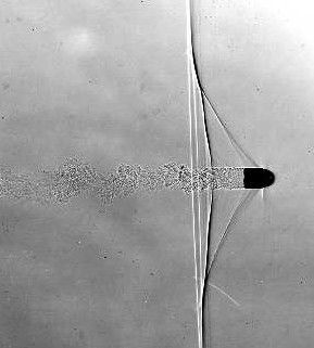 Sound barrier Flow Visualization, Harold Edgerton, Abstract Science, Sound Barrier, Fluid Dynamics, Pattern Recognition, Album Artwork, Lab Equipment, Bnw Photography