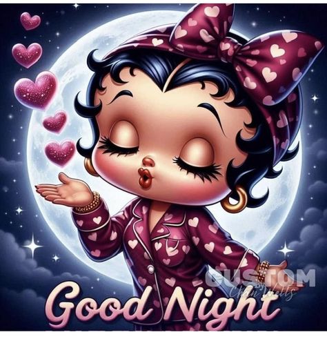 Good Night Gifs Funny, Betty Boop Good Night, Winter Goodnight, Minnie Mouse Pics, Cute Good Morning Gif, Happy Valentines Day Pictures, Grand Rising, Good Night Cat, Happy Halloween Pictures