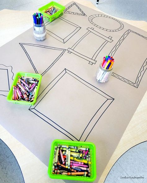 CREATIVE KINDERGARTEN | Amanda on Instagram: “I got this fun collaborative art idea from @scholarschoice and my students loved it! We've talking a lot about working, sharing and making…” Butcher Paper Crafts, Paper Activity, Paper Activities, Garden Rock Border, Creative Arts And Crafts, Activities For Kindergarten, Edging Ideas, Best Nature, Collaborative Art