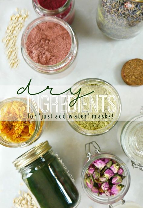 Dry Masks Natural Ingredients Water Face Mask, Dry Face Mask, Clay Mask Recipe, Beauty Diy Skincare, Sage Recipes, Natural Beauty Routine, Body Essentials, Coffee Scrubs, Mask Powder