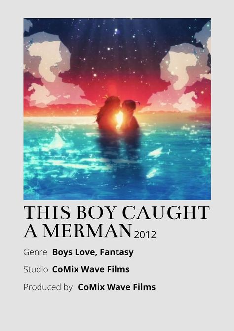 This Boy Caught a Merman Anime Minimalist poster 😊 Information taken from myanimelist.net and wikipedia.org Anime Minimalist Poster, Poster Information, Anime Poster, This Boy, Minimalist Poster, Anime, Art