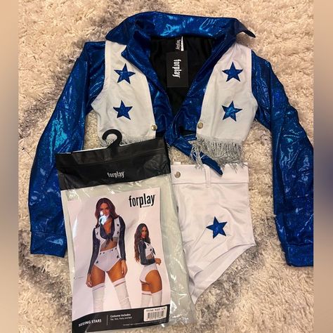 Forplay Dallas Cowboys Cheerleader Costume, Size S/M Dallas Cowboys Cheerleaders Costume Diy, Dallas Cowboys Cheerleaders Costume Couple, Cowboy Cheerleaders Costume, Dallas Cheerleader Costume, Dallas Cowgirl Halloween Costume, Diy Dallas Cowboys Cheerleader Costume, Dallas Cowboys Costume, Dallas Cowboys Cheerleaders Costume, Cowboys Cheerleader Costume