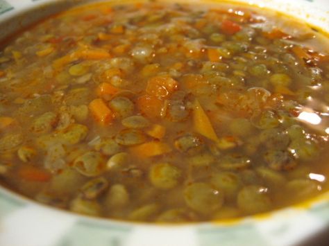 Ina Gartens Lentil Vegetable Soup Vegetarianized) Recipe - Food.com Ina Garten Lentil Soup, Ina Garten Recipe, French Lentil Soup, Lentil Vegetable Soup, Soy Chorizo, Roasted Tomato Basil Soup, French Lentils, Ina Garten Recipes, Lentil Soup Recipes